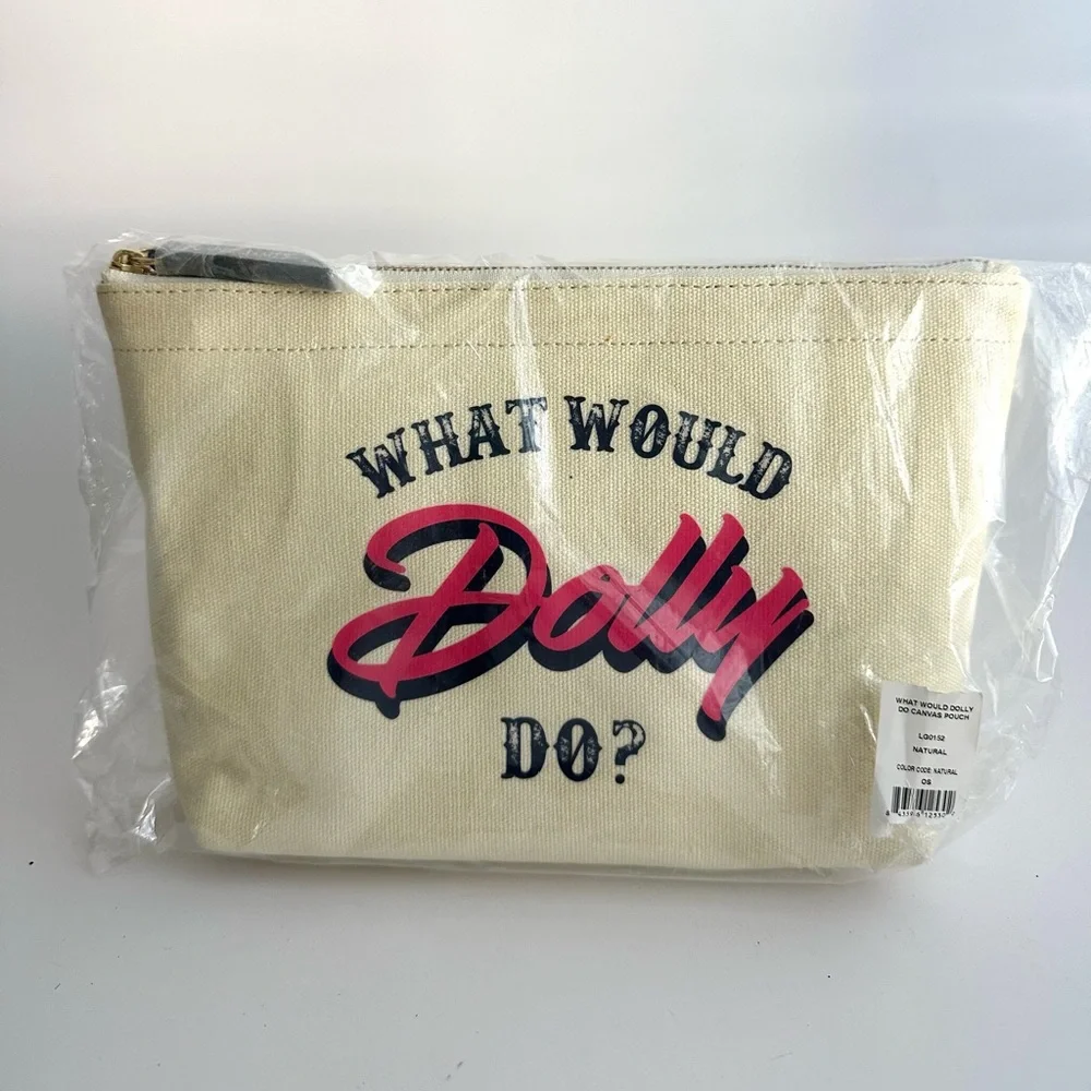 Draper James What Would Dolly Do Makeup Bag *NWT